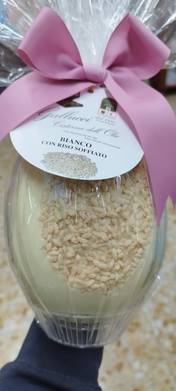 UOVO BIANCO AL RISO SOFFIATO